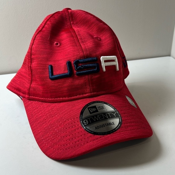 Brand New Ryder Cup 2023 USA New Era Red Classic Team America Hat Golf PGA - Picture 1 of 7
